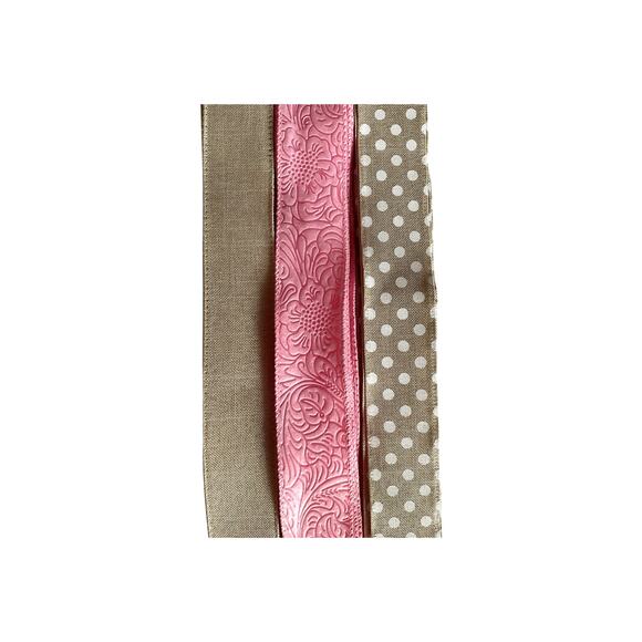 Easter Bunny Wreath Kit | DIY Spring Wreath Supplies, Bunny Ribbon & Sign Bundle - Picture 5 of 5